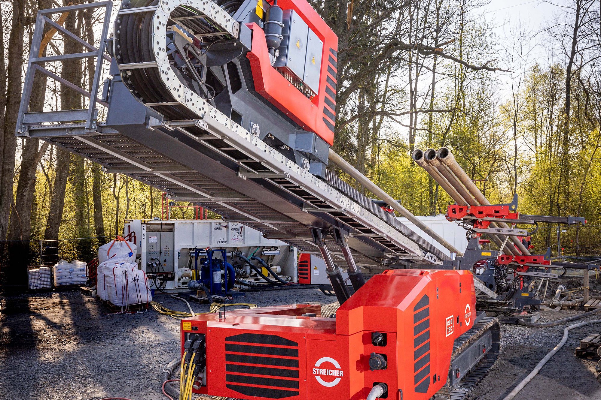 fully electric driven horizontal directional drilling rig HDD80