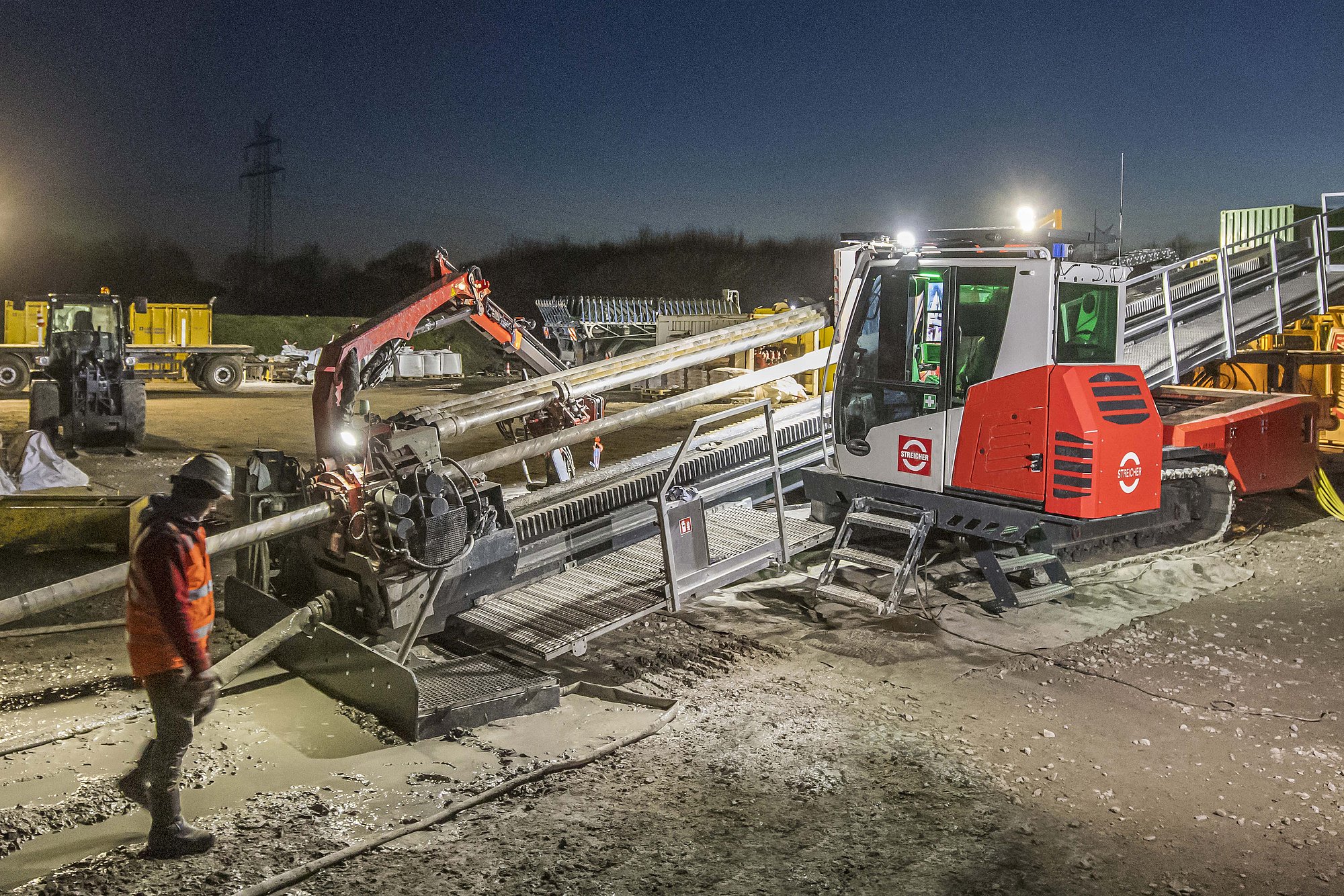 HDD80-E on duty project "Wells for construction of an underground cable Emden-Conneforde"